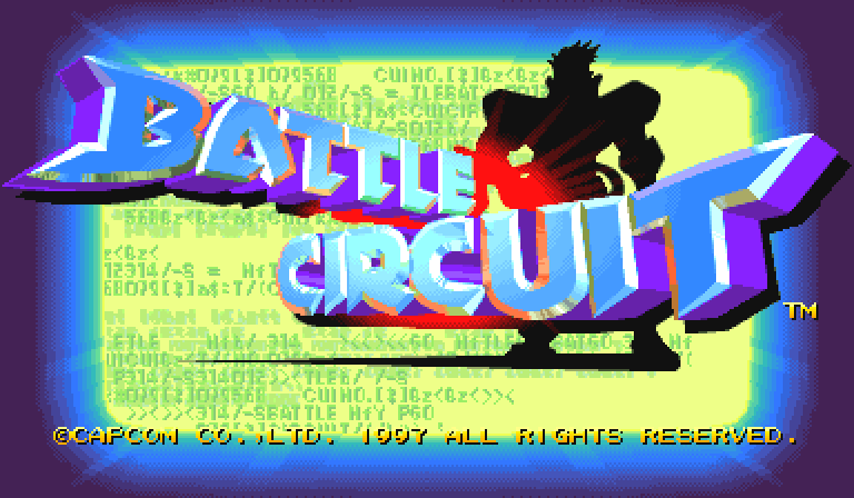 Battle Circuit (Asia 970319) Title Screen
